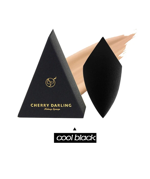 CHERRY DARLING Definer beauty Makeup Blending Sponge-черный-Мягкий косметический аппликатор для кремовой жидкой основы и порошков - Цвет: 1-BLACK-Sponge-Box