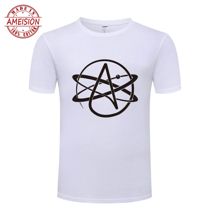 

New Summer Hot Sale funny Atheist Symbol FSM Pastafarian Religion ed Men velty Men Top fashion t-shirt plain tees