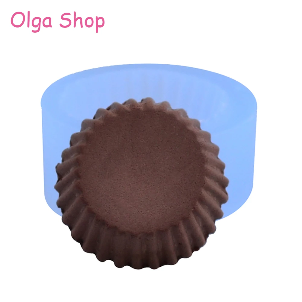 GYL158 3D кекс Tart силиконовая форма Нижняя Форма Кекс основа для шоколада печенья