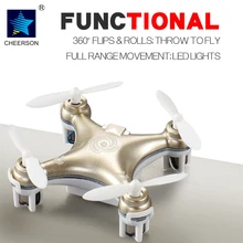Cheerson CX10A CX-10A 2,4 ГГц 4CH RC мини-Дрон Квадрокоптер НЛО с безголовым режимом Квадрокоптер игрушки для детей