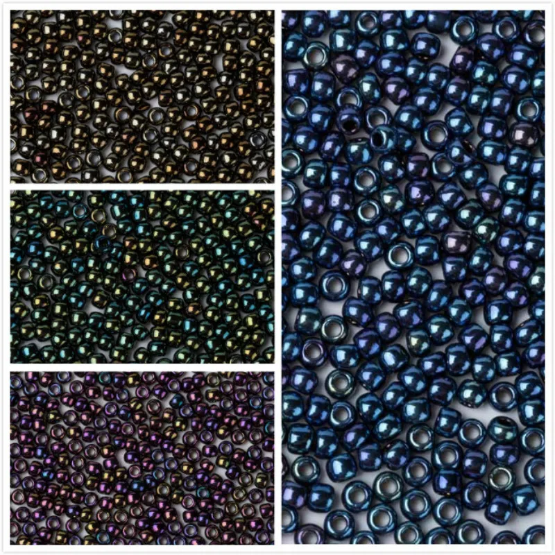 Taidian Япония Toho темно синий ирис металлик 82 Стекло Круглый Seedbeads для DIY Ювелирные