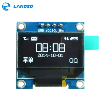 

0.96 inch IIC Serial White OLED Display Module 128X64 I2C SSD1306 12864 LCD Screen Board GND VCC SCL SDA 0.96"