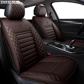 

[kokololee] pu leather car seat covers for honda crv lada largus volvo s80 koleos vw golf jimny subaru outback auto accessories