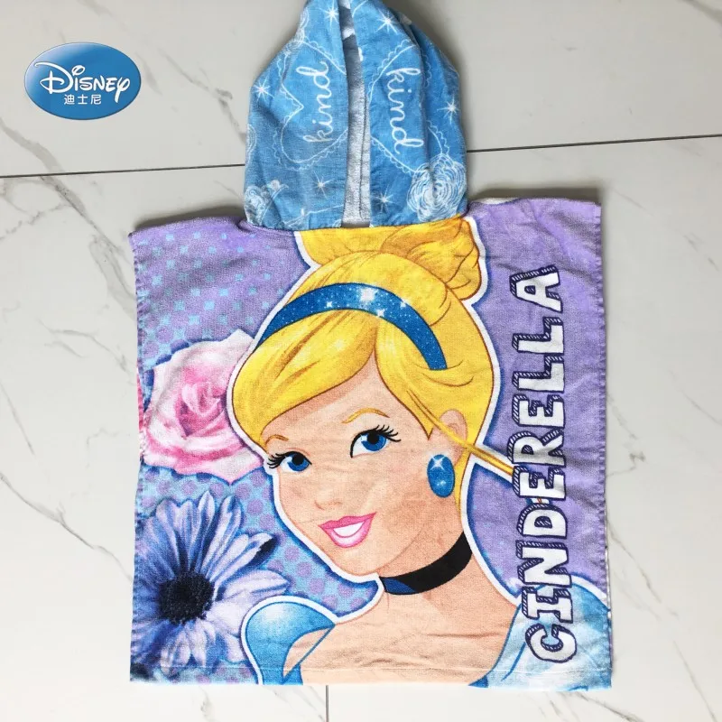 Мягкое банное полотенце Disney Золушка для детей хлопковая одежда маленьких