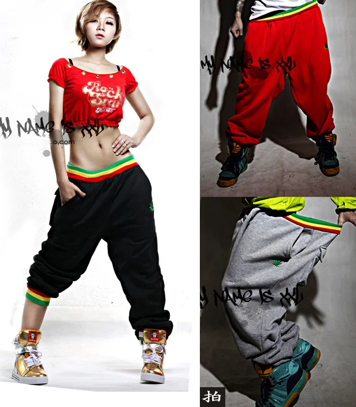 2016 Summer Street dance Hip hop pants stage wind and leisure couples