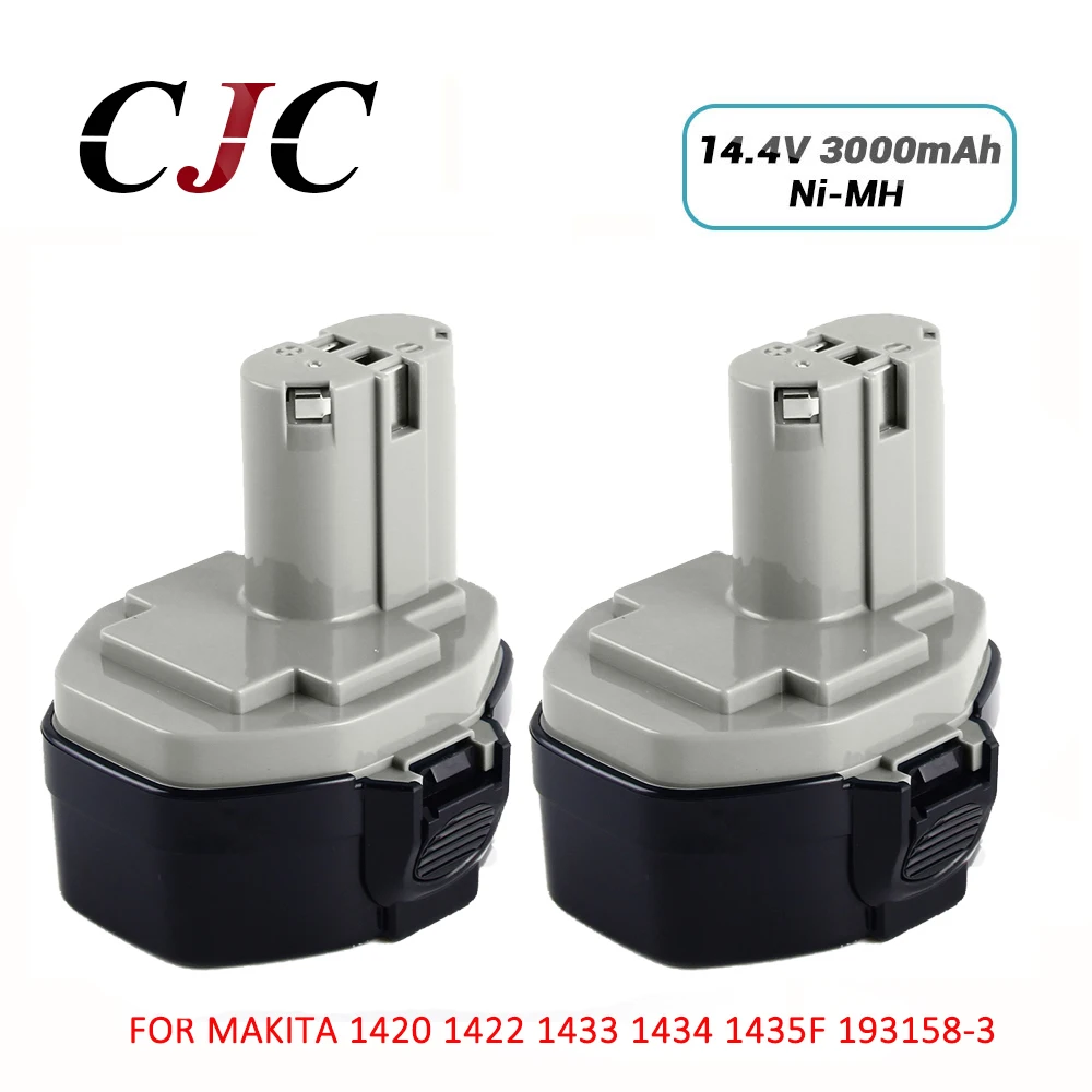 Новый аккумулятор для MAKITA 2 шт. 14 4 В 3000 мА · ч батарея 1420 а/ч 1422 1433 1434 1435F 193158 3