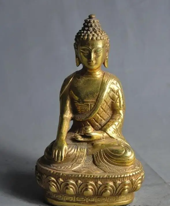 

wang67110330+++tibet buddhism fane bronze gilt sakyamuni Shakyamuni Medicine Buddha statue