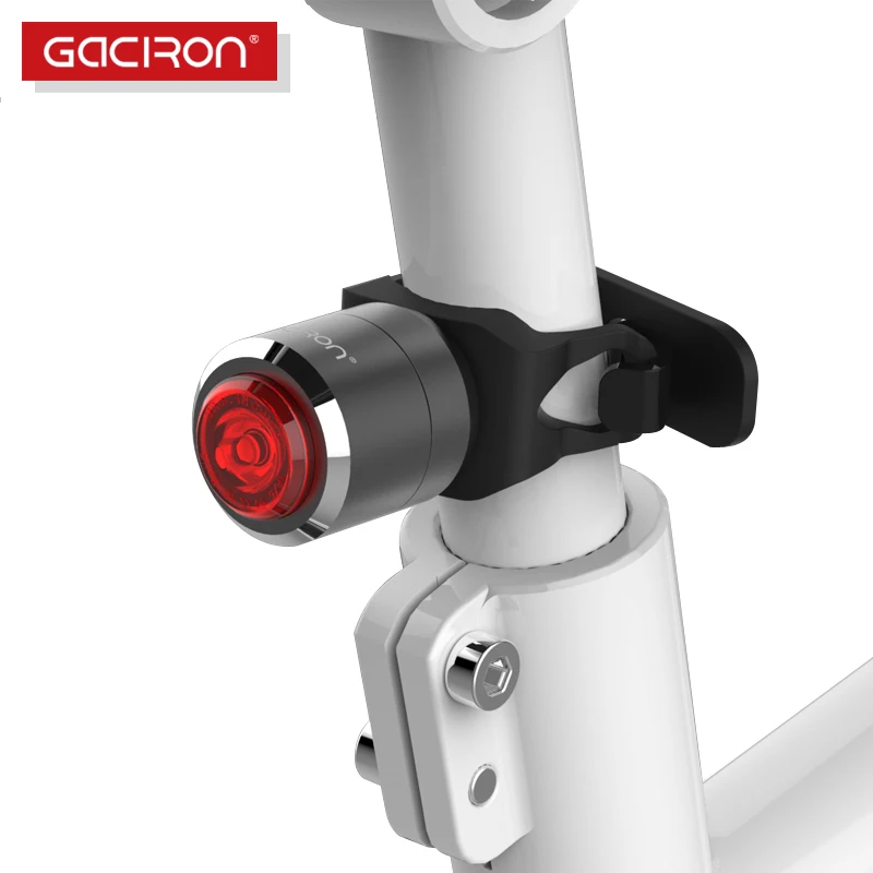 

Gaciron Bike Bicycle Waterproof Riding Rear Taillight Mini Led Usb Rechargeable Mountain Cycling Tail-lamp Smart Auto Work Light