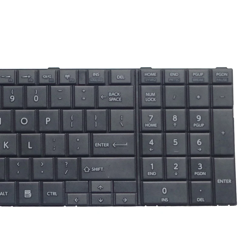  GZEELE New US Keyboard For Toshiba for Satellite S50 S55 L70 L75 C70 C75 laptop black Keyboard Engl