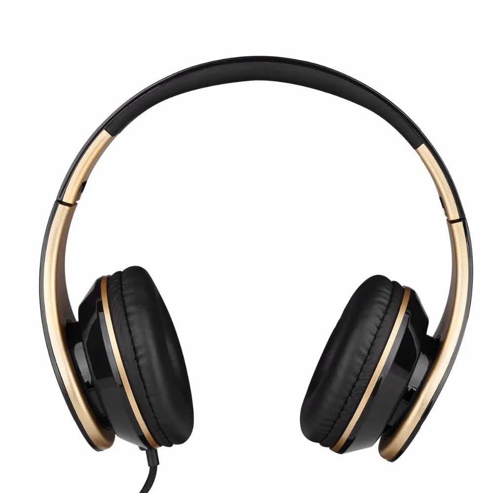 

Sound Intone I60 Lightweight Folding Headphones Portable Stretch Headsets Earphones With Mic and Control Button For Smartphones