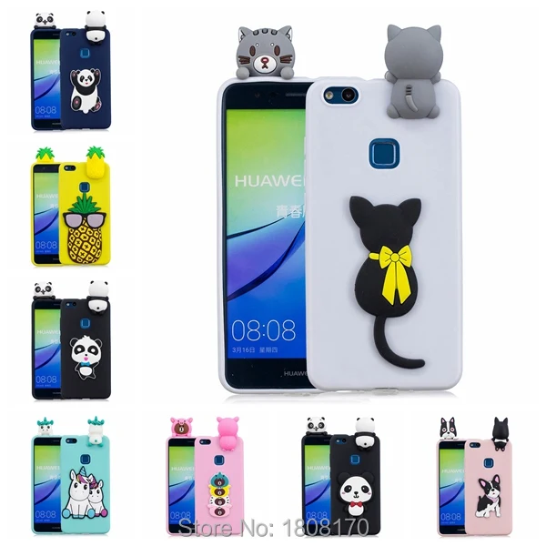 

C-Ku 3D Cartoon TPU Soft Case For Huawei Honor 7C 7A 9lite Enjoy 7S Mate10 P8 Lite 2017 P9 P10 P20 Pro Y5 Y9 2018 Cover 1pcs
