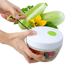 Múltiples máquina de cortar Espiral Choppers Vegetales Mano Manual de Alimentos de Frutas y Hortalizas Chopper Dicer Carne Cortador de la Fruta Mezclador Ensalada Trituradora