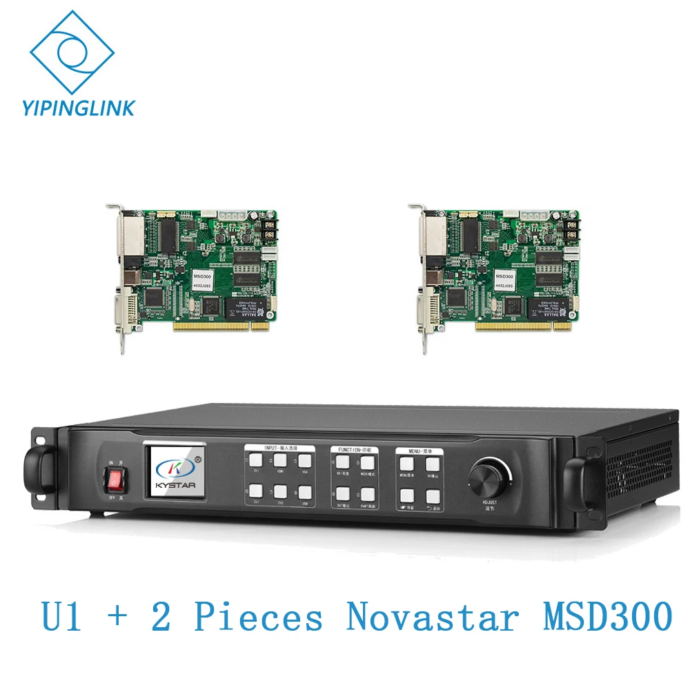 Kystar U1 светодиодный видеопроцессор KS600 английская версия с linsn TS802D или novastar MSD300