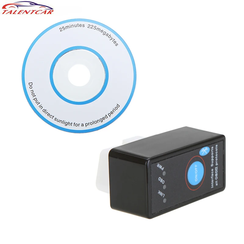 

Professional ELM 327 with Switch NEW Version V1.5 V2.1 ELM327 Bluetooth Auto Diagnostic Scanner Support Android Symbian Windows