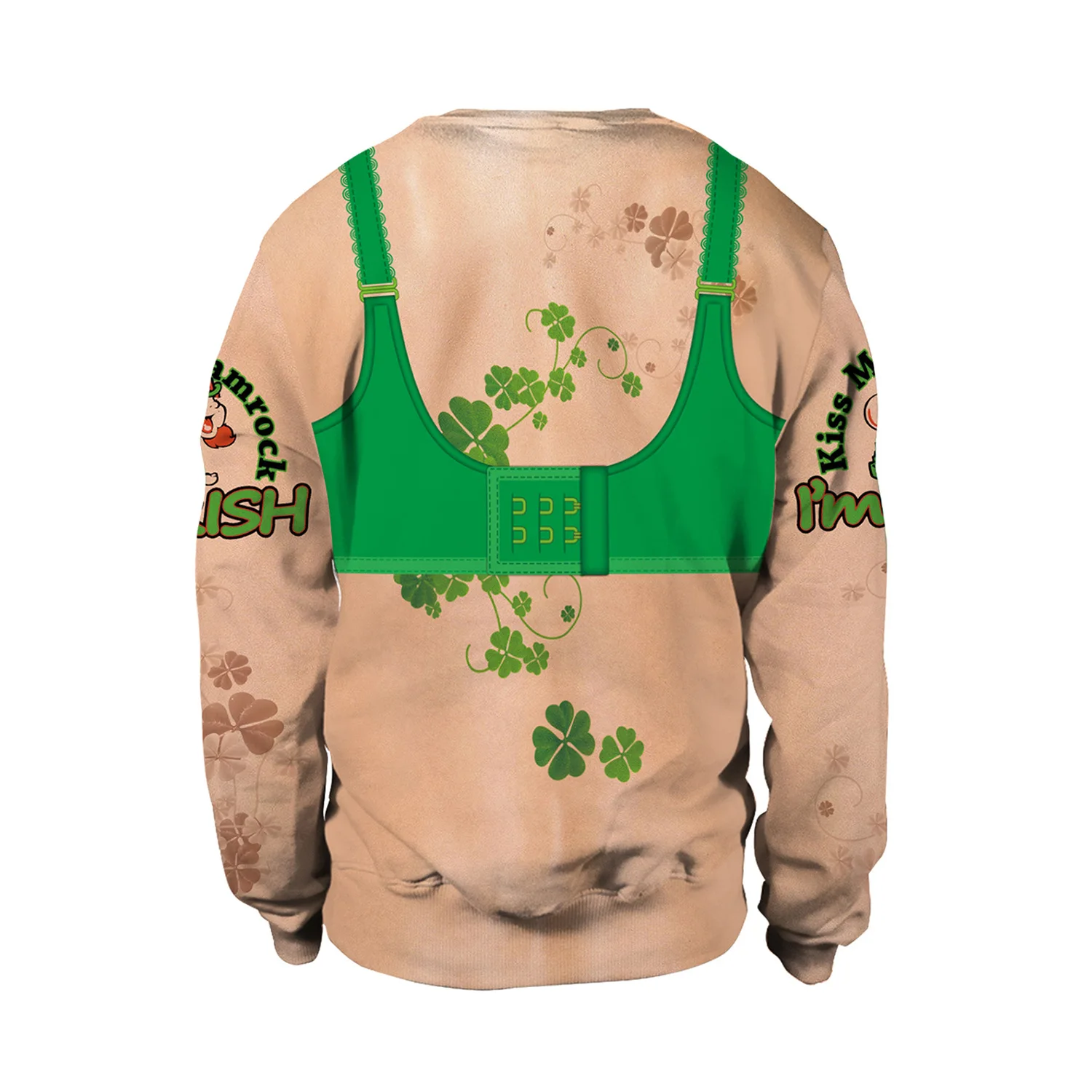 Irish Festival Party Dinner hoodies Street Wild Round Neck Long Sleeve hoodies Irish Festival Party Dinner hoodies Street Wild Round Neck Long Sleeve hoodies