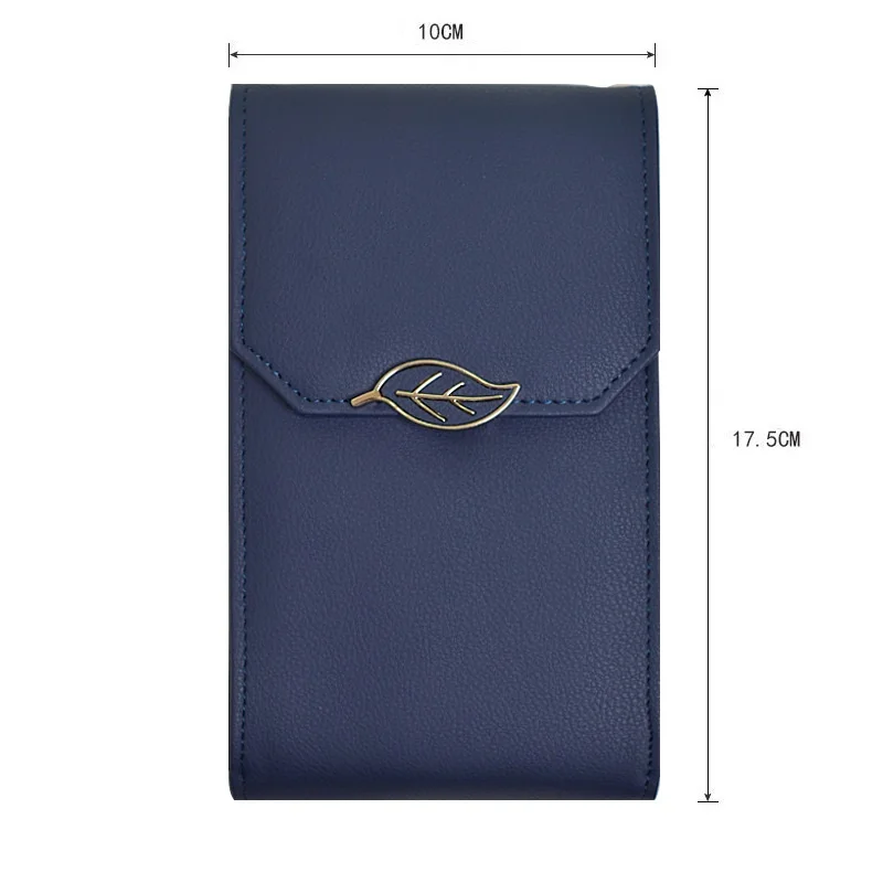 TOKOHANSUN женская сумка для samsung Galaxy S9 Роскошный чехол-накладка для samsung S10 S8 из искусственной кожи кошелек сумка Универсальный чехол для телефона - Цвет: XKB-L007 Dark blue