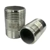Gran venta Conexión de agua 1/4 ", 3/8", 1/2 ", 3/4", 1 ", 1-1/4", 1-1/2 ", macho X macho, accesorios de tubería roscados, acero inoxidable, SS304 w5KLA8kro