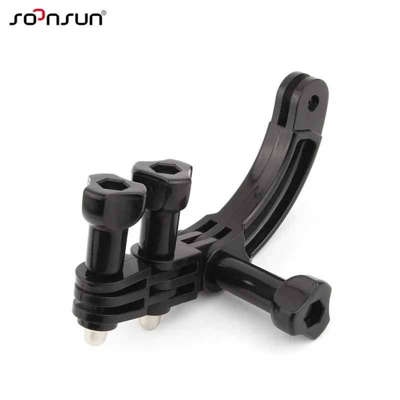 

SOONSUN Curved Extension Arm + Rotary Connection Chains Adapter Mount for GoPro Hero 3+ 4 5 6 7 2018 for SJCAM for Xiaomi Yi