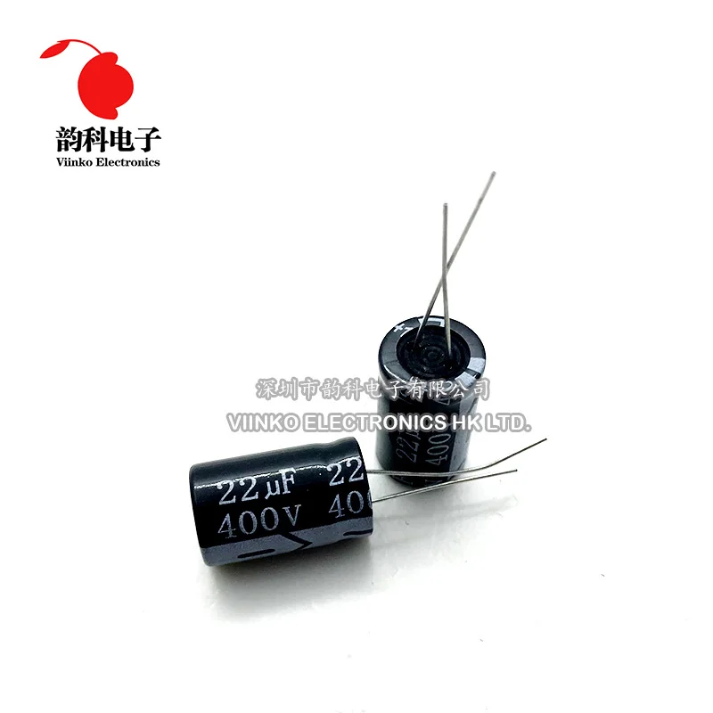 

5pcs 400V 22UF 13*21mm Aluminum Electrolytic Capacitor 13X21mm