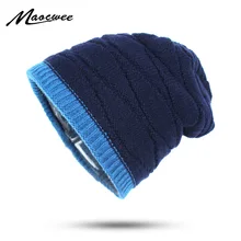 Для женщин шляпа Для мужчин Мешковатые Шапочка Вязаная Шапки для зимних хип-хоп Стиль Лидер продаж gorros девушка хорошее качество Повседневное шапки