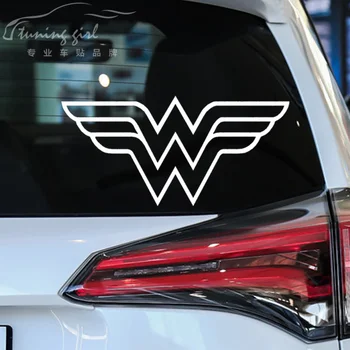 

Wonder Woman Justice League Car Stickers Creative Decoration Decals For Windshield Laptop Tablet Auto Tuning Styling Vinyls D15