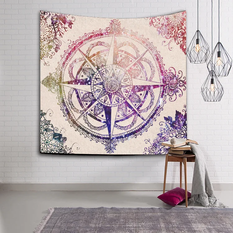 

New Elephant Tapestry Printed Beach Towel Decorative Mandala Tapestry Indian Boho Wall Carpet Tapete tapiz pared