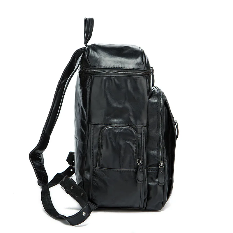 Мужской рюкзак WESTAL из натуральной кожи, 15 дюймов, рюкзаки для ноутбука подростка, мужской Школьный рюкзак, повседневный рюкзак для мужчин 8963