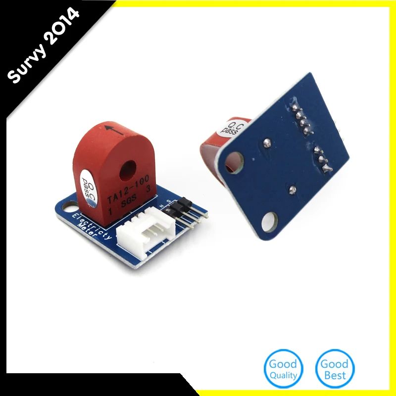 Аналоговый измеритель тока модуля AC 0 ~ 5A Амперметр Сенсор доска для Arduino|board