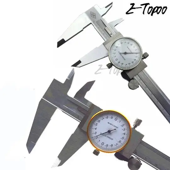 

Metric Precision Dial Vernier Caliper Gauge Micrometer Measuring Tool Dial Caliper 0-200mm 0.02mm dial gauge with Case