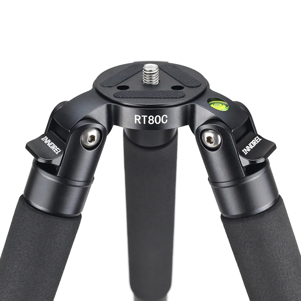 RT80C 20 кг нагрузки Профессиональный карбоновый DSLR камера Поддержка Стенд штатив с жидкой головкой вариант для свадебной фотосессии фотографа
