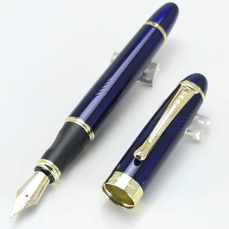 JINHAO X450 авторучка Iraurita Золотой ручки с зажимом caneta Бизнес ручка для письма 18 КГП чернильная ручка NIB канцелярские принадлежности