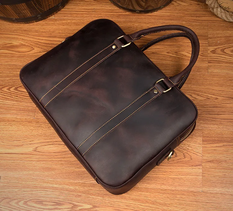 Кожаная сумка для ноутбука, мужские сумки-мессенджеры из натуральной кожи, мужской портфель, мужская сумка через плечо