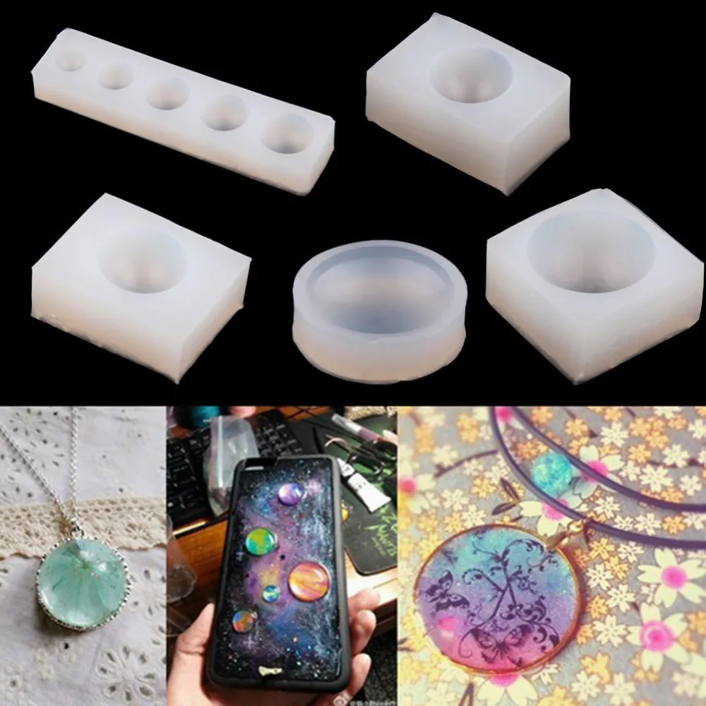 DIY Silicone Pendant Mold Jewelry Making Pendant Resin Casting Mould