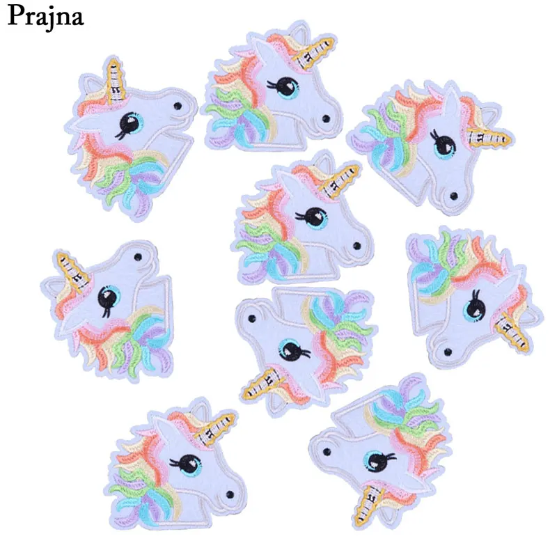Prajna Cartoon Unicorn Patch Wholesale 10pcs Set Patches For Clothing