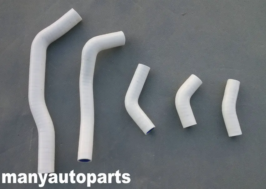 White silicone radiator hose kit FOR HONDA CRF450R CRF 450 R 2005 2006 2007 2008 05 06 07 08 | Автомобили и мотоциклы