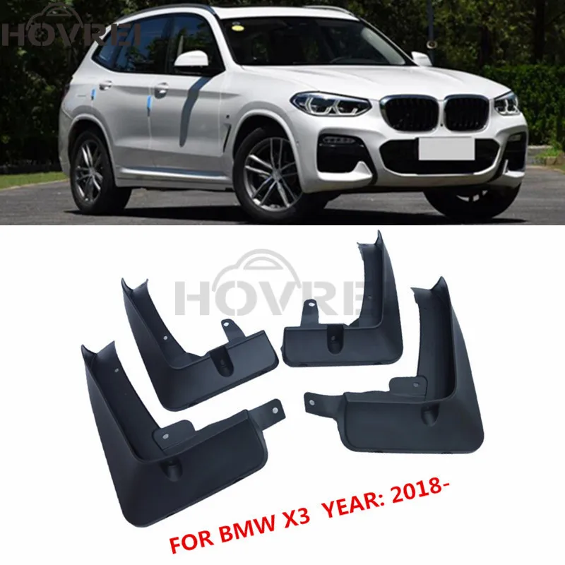 

Set Molded car Mud Flaps For BMW X3 G01 2018 2019 Mudguards Mudflaps Front Rear Splash Guards Mud Flap Fender Accessories