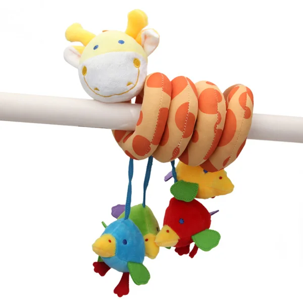 Младенцы Дети кровать вокруг образовательных вручение игрушка прекрасный животных Жираф Мягкие плюшевые игрушки Постельное бельё