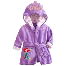 EOICIOI enfants peignoirs pour les filles bébé garçon robe de flanelle chemise de nuit enfants hiver vêtements de nuit robe à capuche de Bande Dessinée Minnie tigre