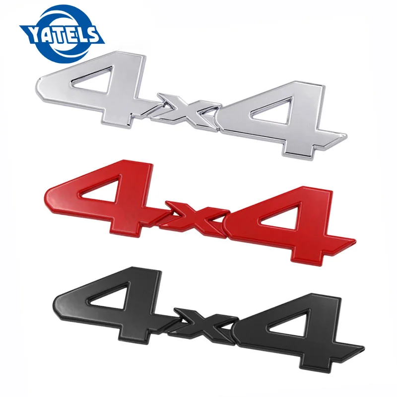 

3D 4x4 Four wheel drive Car sticker Logo Emblem Badge Decals Car Styling for Frod Bmw Lada Honda Audi Toyota Accessories