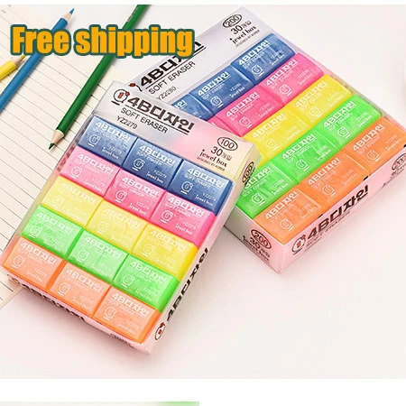Single Color Eraser Stationery Eraser Pencil Eraser 4B Special for Student Classrooms Single Color Eraser Stationery Eraser Pencil Eraser 4B Special for Student Classrooms