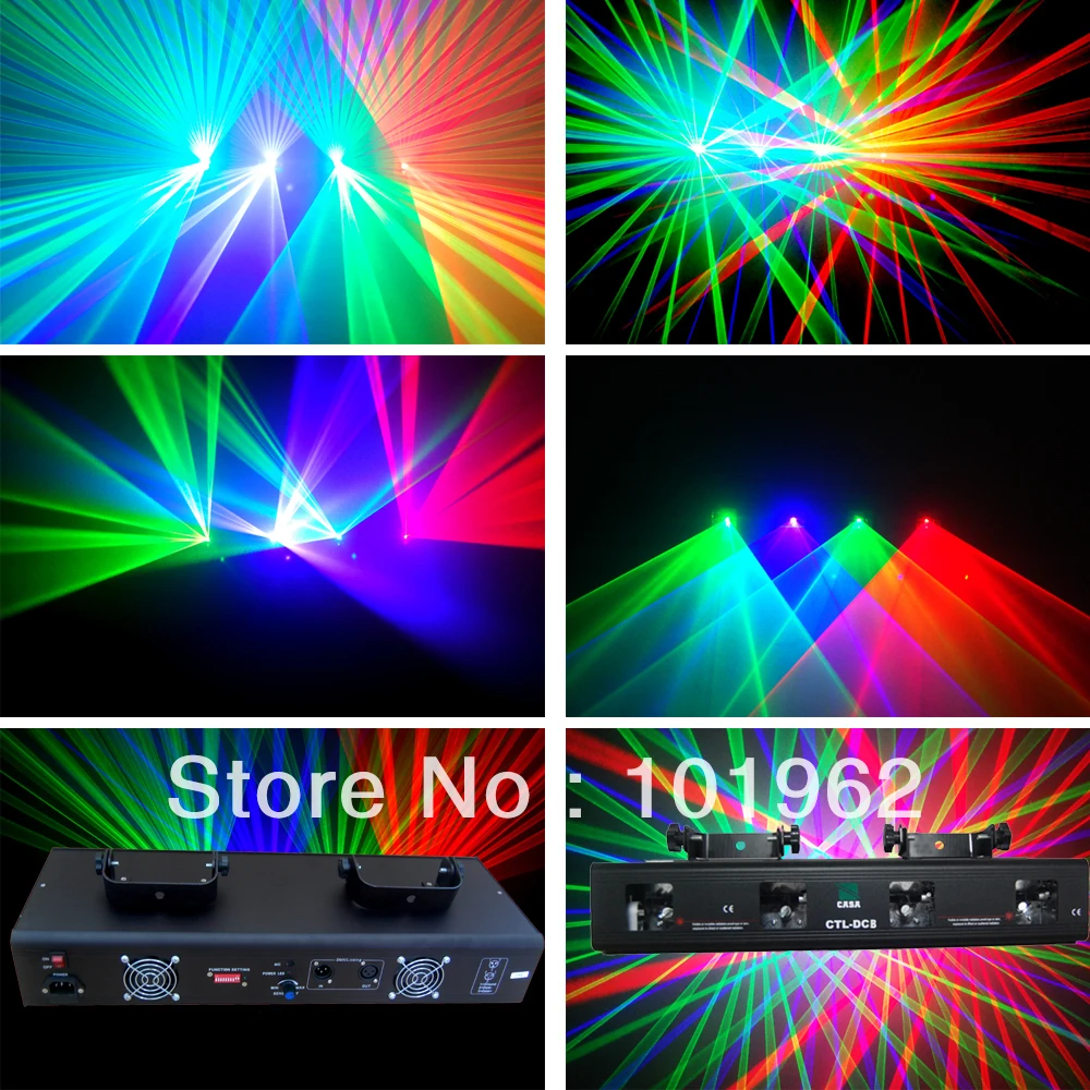 

3 mix color 4lens red+green+violet disco laser light dj laser light stage lighting
