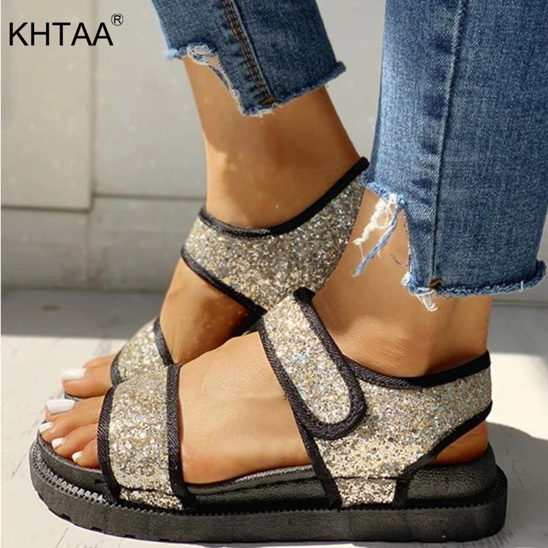 

Women Summer Slippers Soft PU Leather Flat Platform Woman Casual Wedges Cross Retro Ladies Slippers Slide Fashion Female Shoes