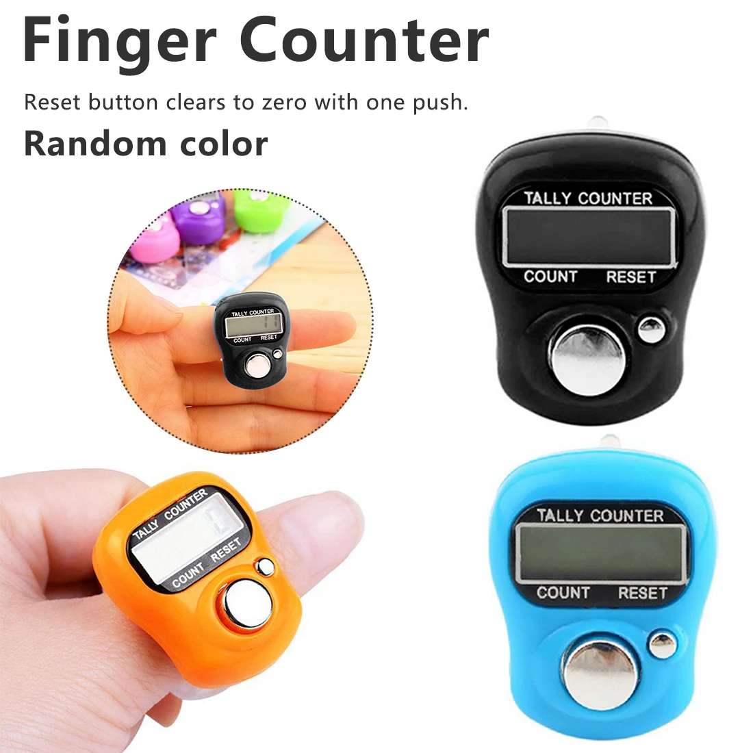 Stitch Marker And Row Finger Counter Electronic Digital Tally Counter Stitch Marker And Row Finger Counter Electronic Digital Tally Counter