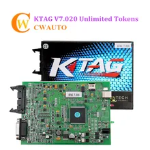 Онлайн-Версия KTAG 7,020 V2.23 мастер-версия ECU Инструмент для программирования K TAG с неограниченным маркером добавить больше 140 жетонов