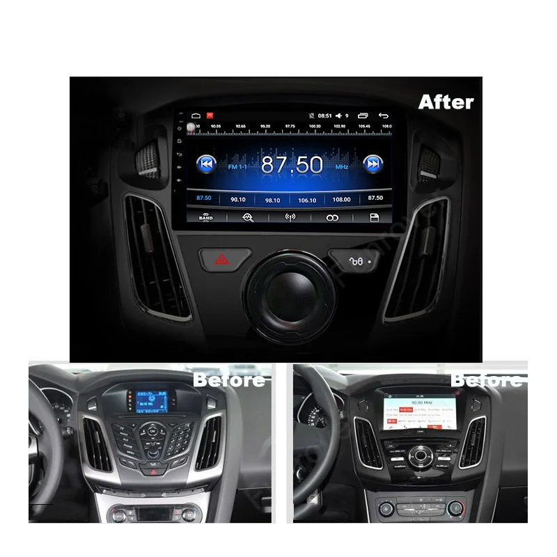 Clearance Funrover 9" HD Quad-core Android 8.0 Car DVD gps For Focus 2012 2013 2014 2015 Auto Radio Stereo Navigation wifi usb glonass usb 10 Clearance Funrover 9" HD Quad-core Android 8.0 Car DVD gps For Focus 2012 2013 2014 2015 Auto Radio Stereo Navigation wifi usb glonass usb 10