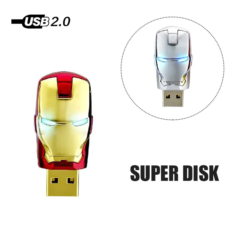 Ironman свет глаз Лидер продаж Usb флешка U флэш-накопитель 128 MB 4ГБ 8ГБ 16ГБ 32ГБ 64ГБ 128 GB Memory Stick