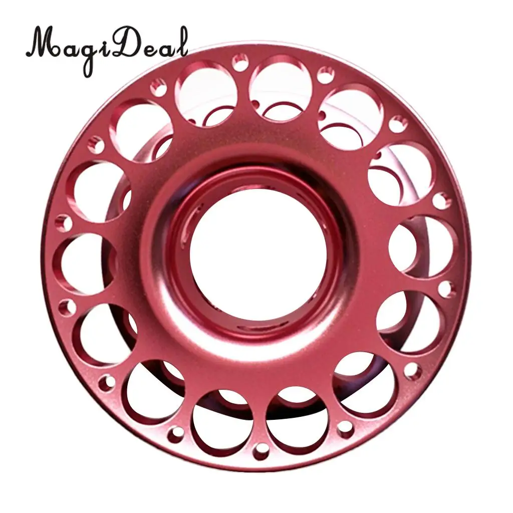 MagiDeal Lot 2 Durable Black + Pink Aluminum Alloy Dive Reel Finger Spool for Underwater Scuba Diving Snorkeling Free Diving