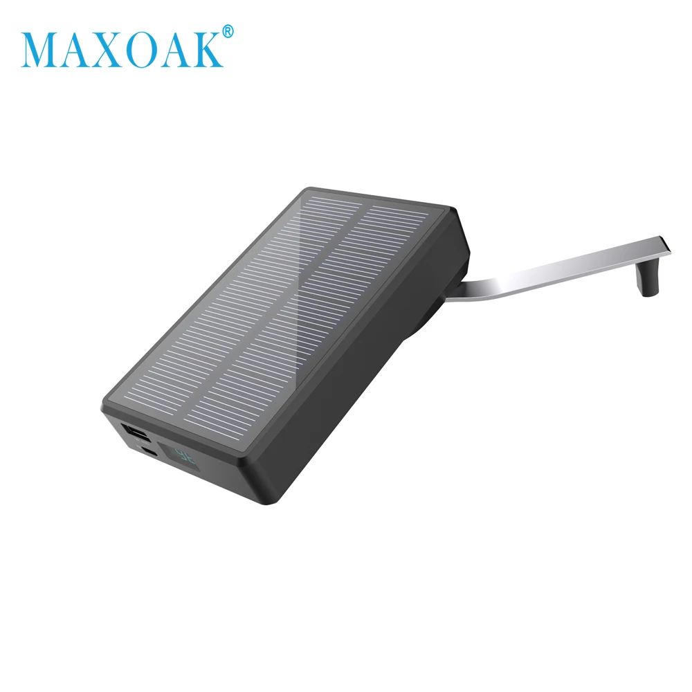 MAXOAK 7800mAh Solar Power Bank Portable Hand Crank Generator External Battery Solar Charger for Smartphone GoPro Camera Tablet MAXOAK 7800mAh Solar Power Bank Portable Hand Crank Generator External Battery Solar Charger for Smartphone GoPro Camera Tablet