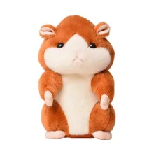 3 Colors Talking Hamster Plush font b Toy b font Hot Cute Speak Talking Sound Record