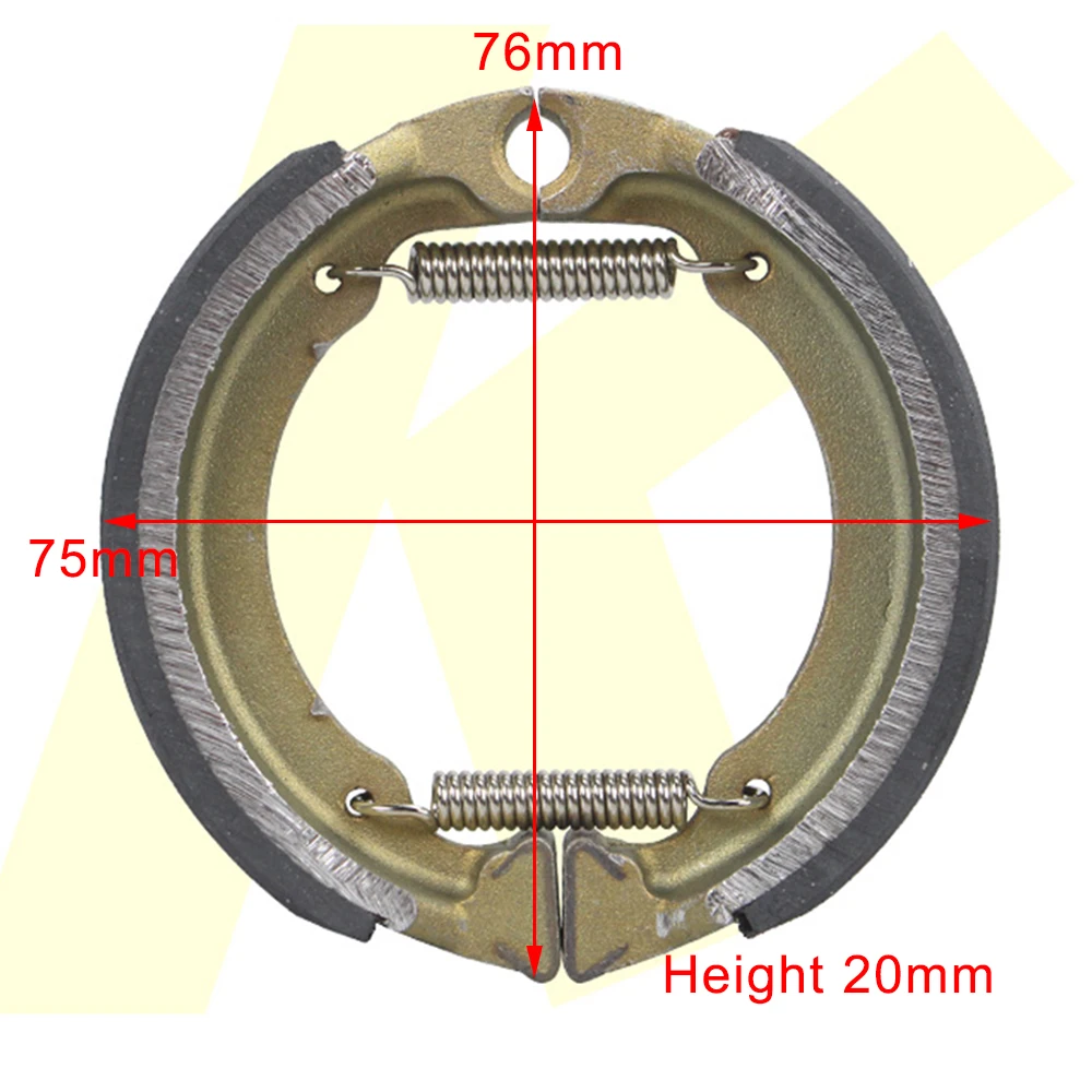 Передние тормозные колодки с пружинной тормозной колодки модель TB50/80 для многих электрических велосипедов и мопедов